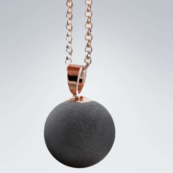 Perle mit Seele "BLACK VULCANO"